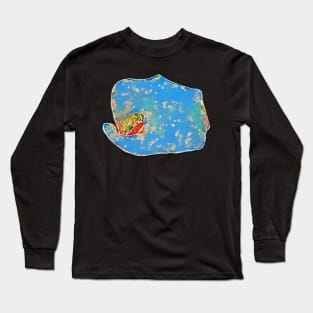 Portrait of a Mediterranean Frog Prince Long Sleeve T-Shirt